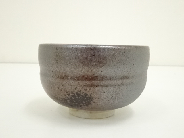  染付扇面香合 九谷陶庄窯造　茶碗（共箱）